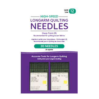 Handi Quilter Needles, Longarm, High Speed, 12/80-MR Sharp, Package of 20