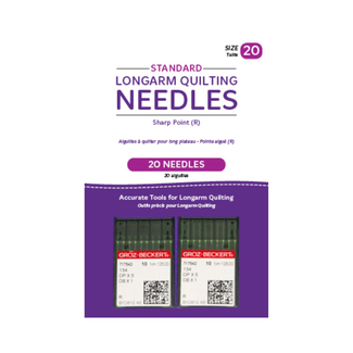 Handi Quilter Needles, Longarm, Standard, 20/125-R Sharp, Package of 20