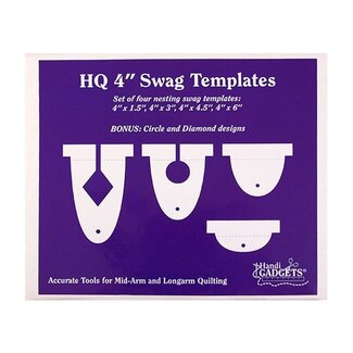 Handi Quilter HQ Swag Templates 4" (Set)