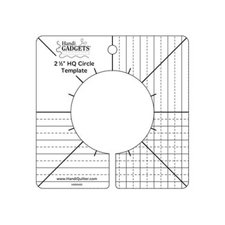 Handi Quilter HQ Circle Template, 2 1/2"