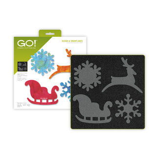 AccuQuilt GO! Sleigh & Snowflakes
