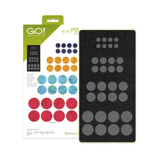 AccuQuilt GO! Circle-1/2", 3/4", 1", 1 1/4"