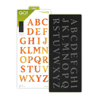 AccuQuilt GO! Classic 2” Alphabet Uppercase Set
