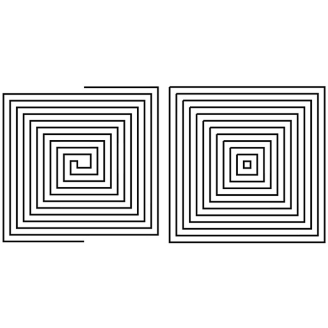Groovy Board - Dueling Squares - 13"