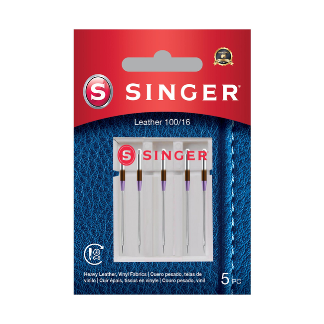 Singer Leather Needles 100/16 - 5 pk