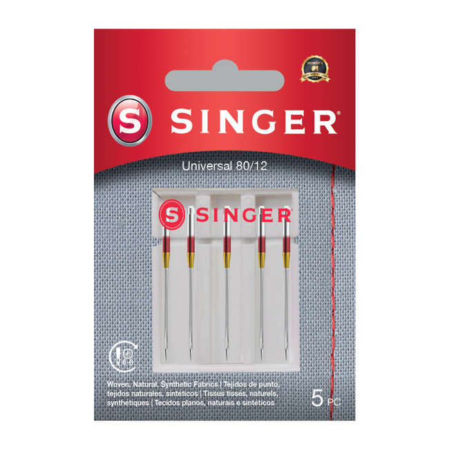 Singer Universal Needles 80/12 - 5 pk