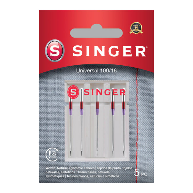 Singer Universal Needles 100/16 - 5 pk