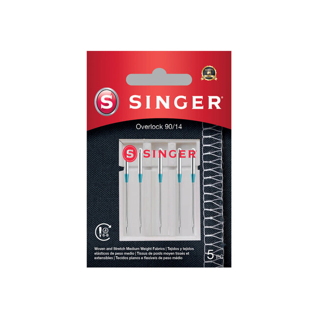 Singer Overlock Needles 90/14 - 5 pk