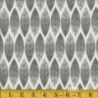 Feathered Brushed Cotton Frost Gray 108'' WIDE,  per cm or $20/m