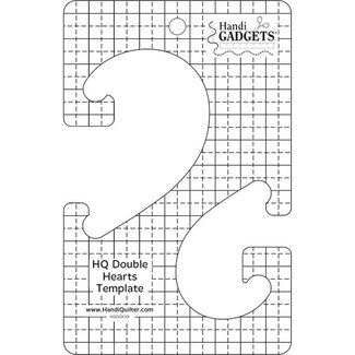 Handi Quilter HQ Double Hearts Template