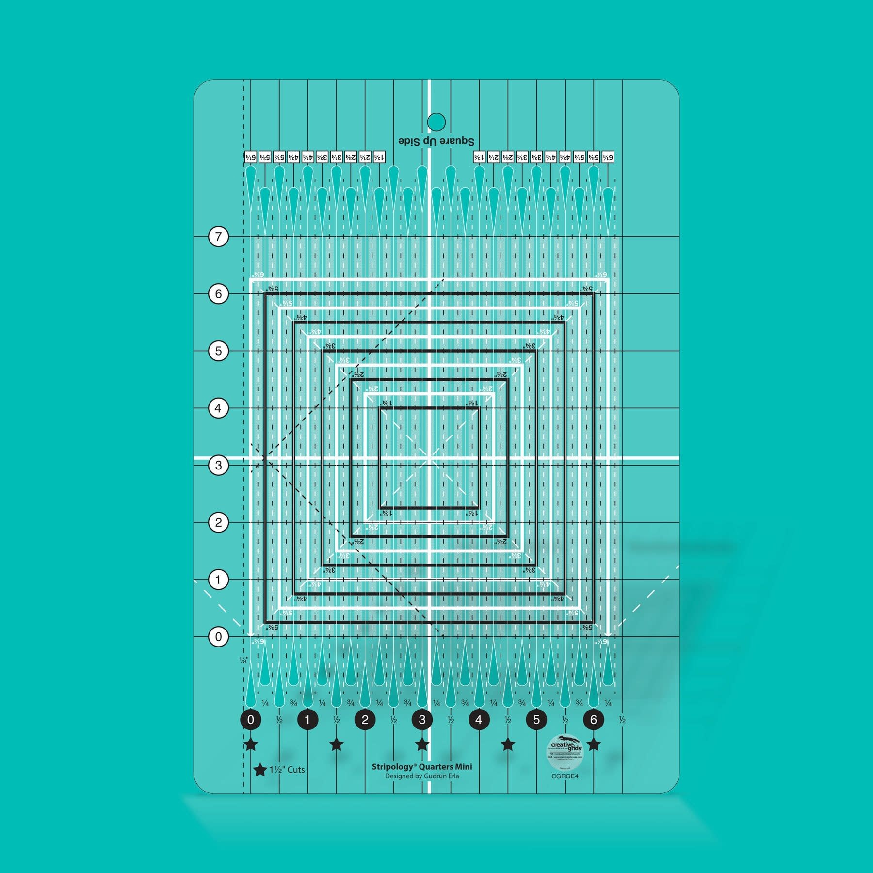 Stripology Quarters Mini Ruler main image 0
