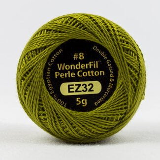 Wonderfil Eleganza™ 8wt Perle Cotton Thread Solid - Seagrass