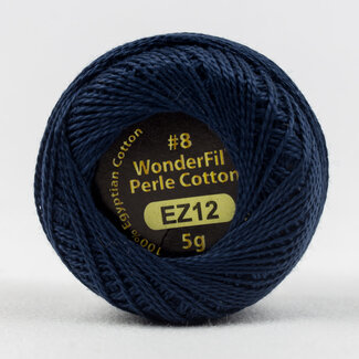 Wonderfil Eleganza™ 8wt Perle Cotton Thread Solid - Navy
