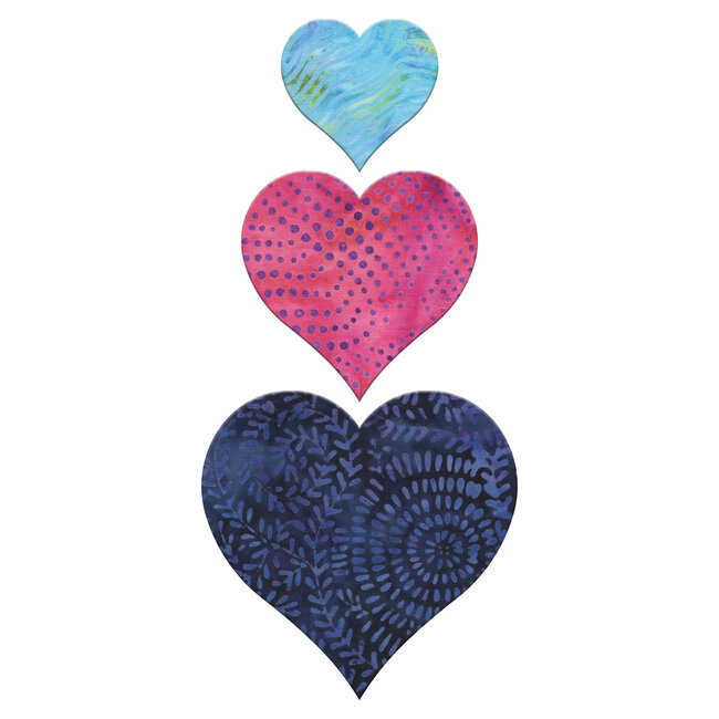 GO! Heart-2", 3", 4"