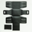 Leather Storage Folding Tote - Black