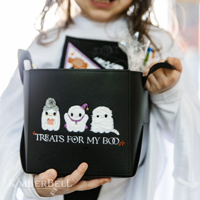 Leather Storage Folding Tote - Black