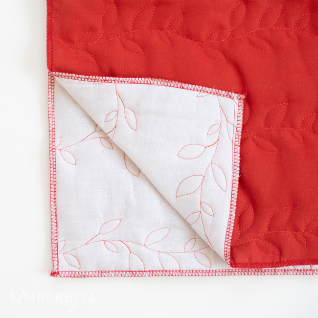 Quilted Pillow Cover Blank Rust/Linen, Discontinued, While Supplies Last