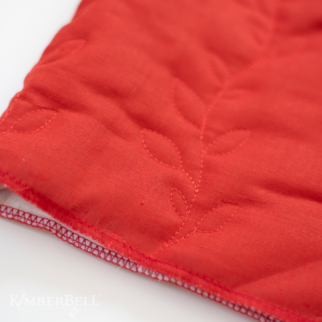 Quilted Pillow Cover Blank Rust/Linen, Discontinued, While Supplies Last