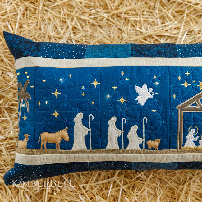Nativity Bench Pillow, Discontinued, While Supplies Last