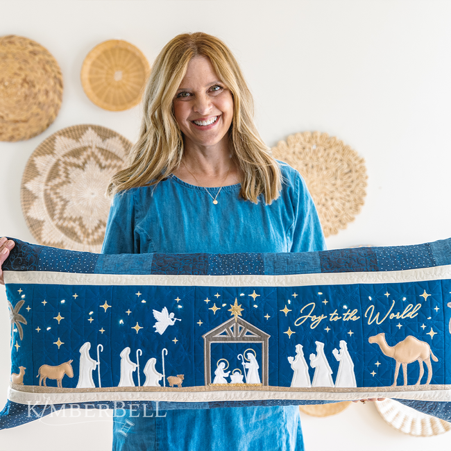 Nativity Bench Pillow, Discontinued, While Supplies Last