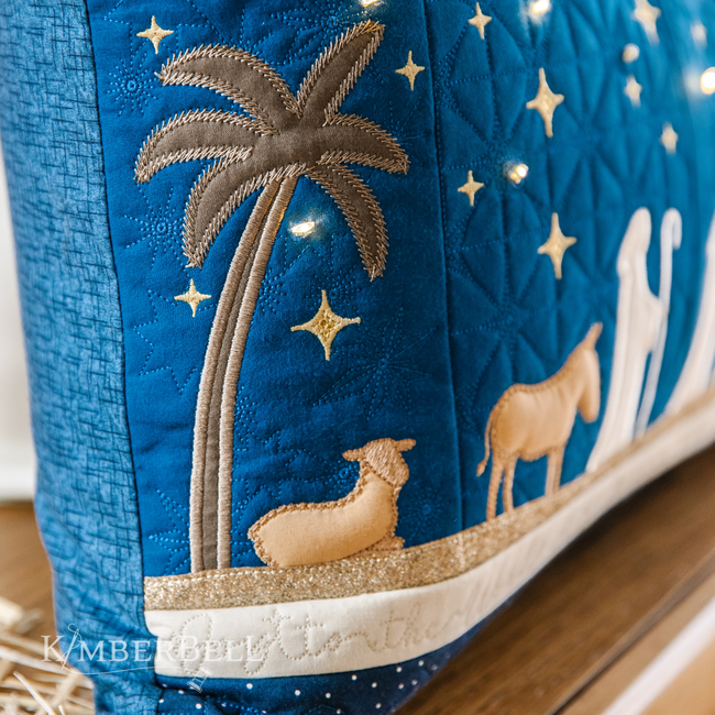 Nativity Bench Pillow, Discontinued, While Supplies Last