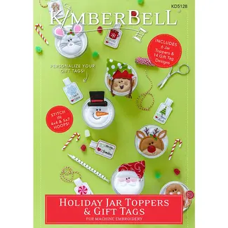 Kimberbell Designs Holiday Jar Toppers and Gift Tags