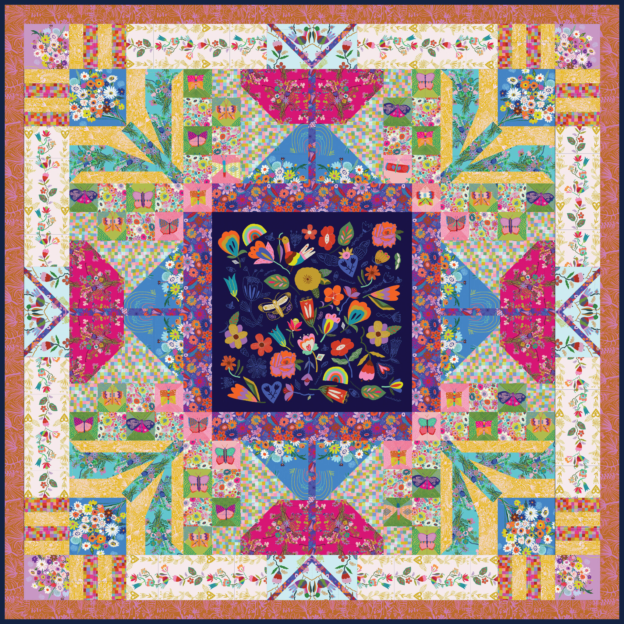 Harmony Quilt Featuring Harmony by Carolyn Gavin for Conservatory Craft