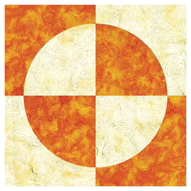 GO! Drunkard’s Path-7” Finished