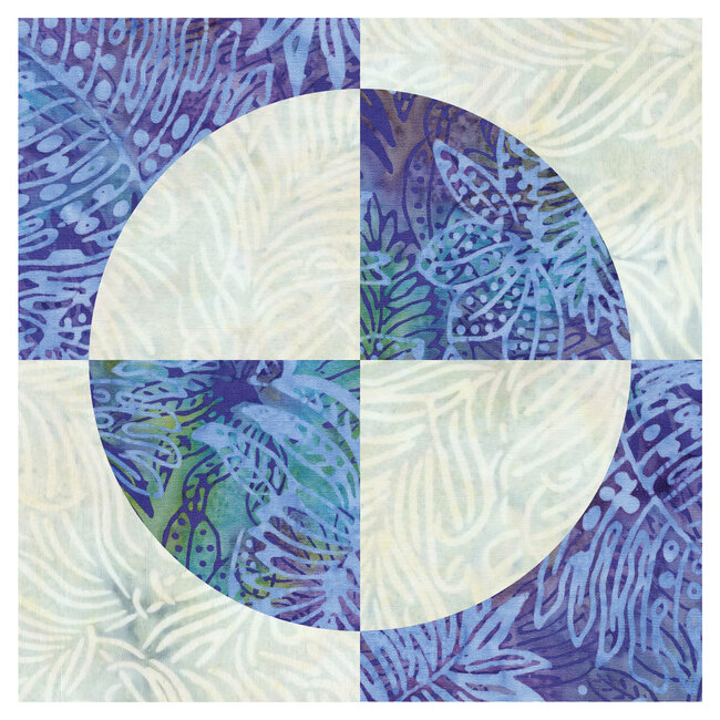 GO! Drunkard’s Path-3 1/2” Finished