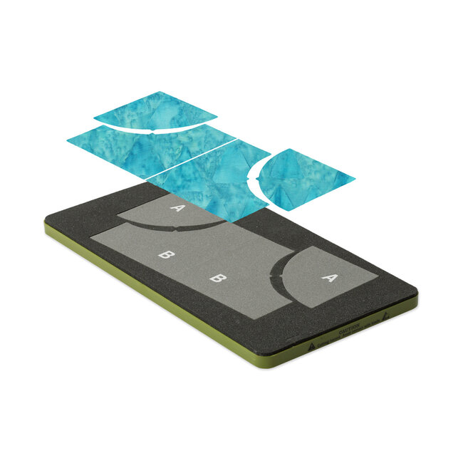 GO! Drunkard’s Path-3 1/2” Finished