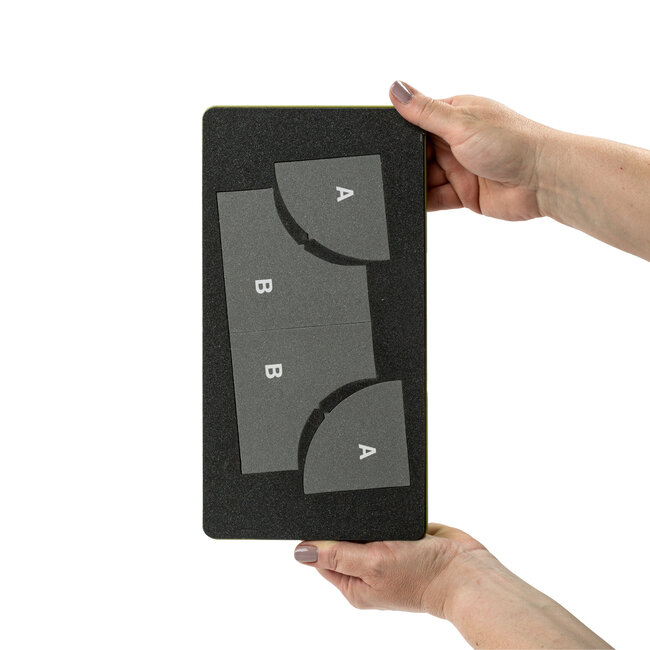 GO! Drunkard’s Path-3 1/2” Finished