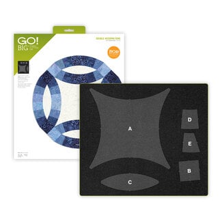 AccuQuilt GO! Big Double Wedding Ring-12 1/2” Finished