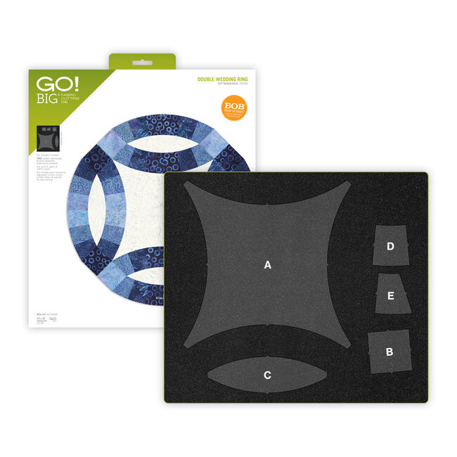 GO! Big Double Wedding Ring-12 1/2” Finished