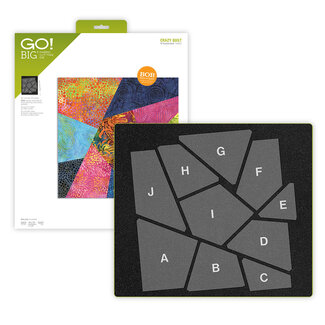 AccuQuilt GO! Big Crazy Quilt-10” Finished