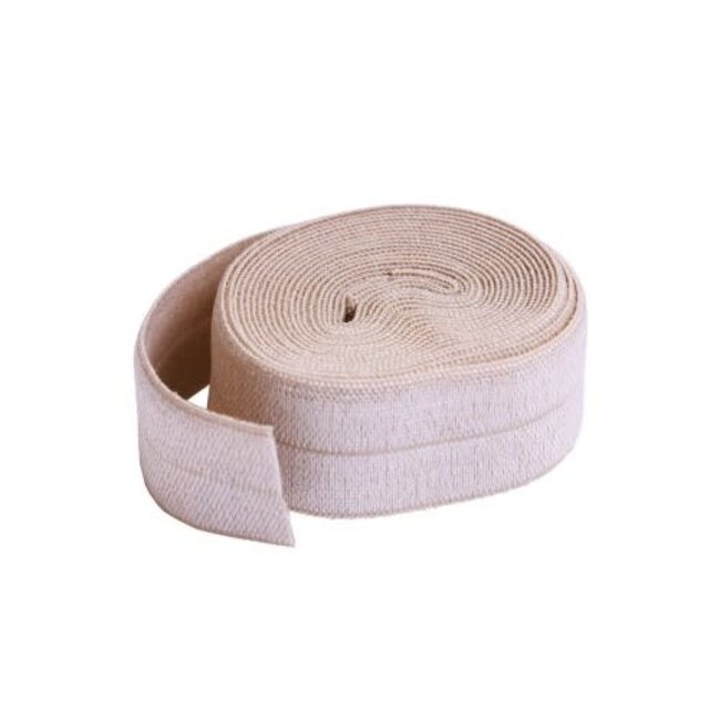 Fold Over Elastic 20mm x 2 yards 130 Natural
