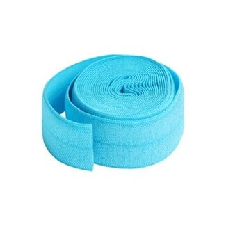 By Annie Fold Over Elastic 20mm x 2 yards 214 Parrot Blue