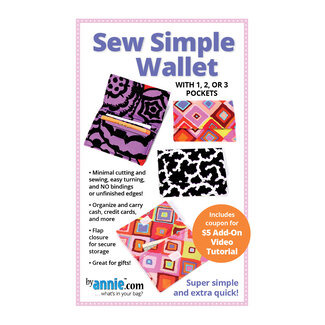 By Annie Sew Simple Wallet Pattern