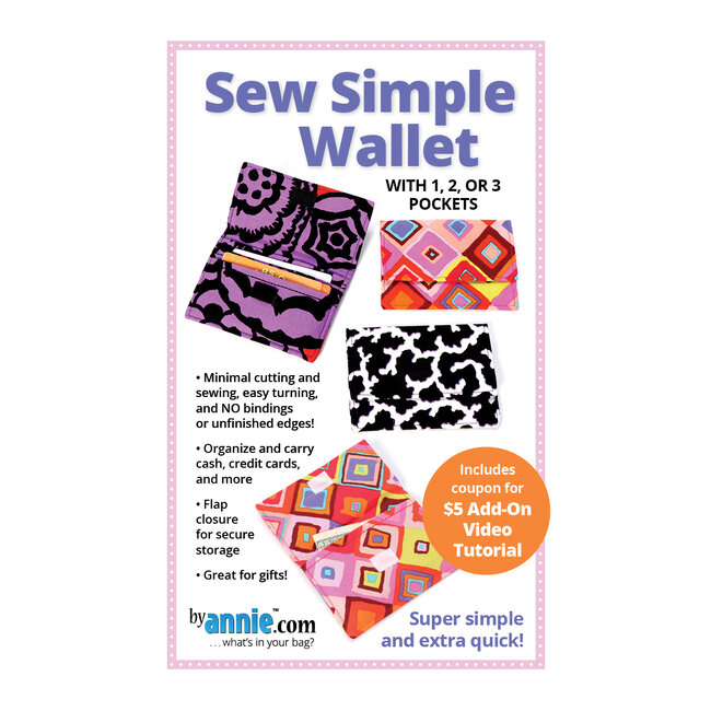 Sew Simple Wallet Pattern