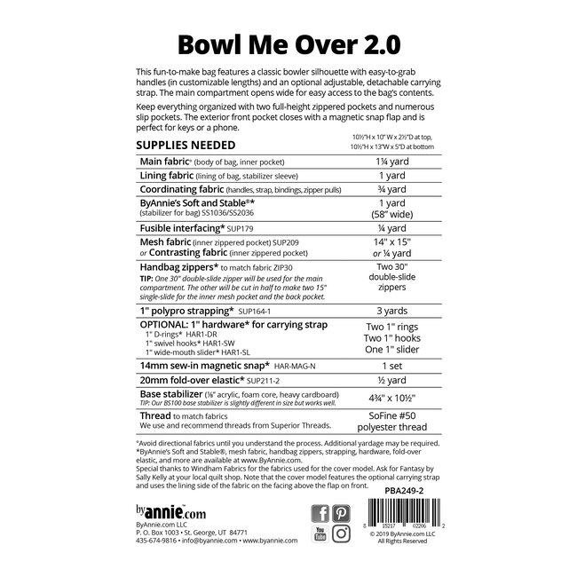 Bowl Me Over 2.0 Pattern