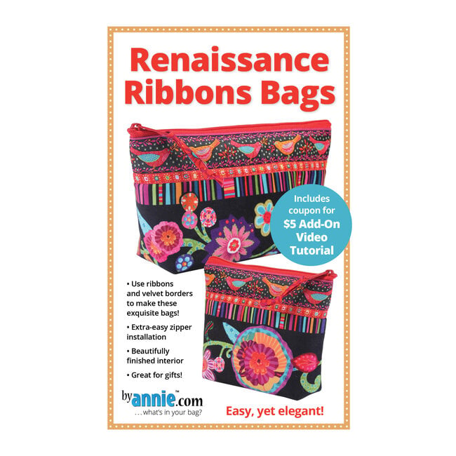 Renaissance Ribbons Bags Pattern