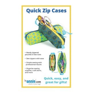 By Annie Quick Zip Cases Pattern