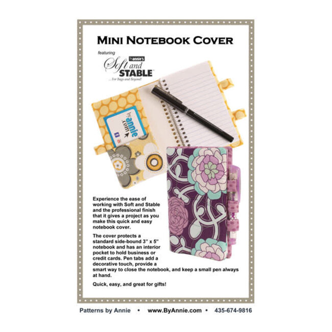 Mini Notebook Cover Pattern