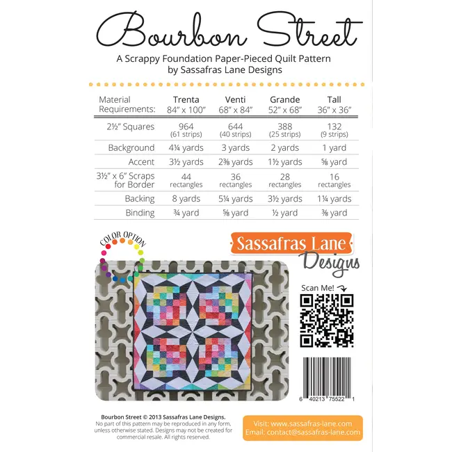 Bourbon Street Quilt Pattern