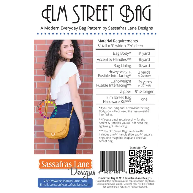 Elm Street Bag Pattern
