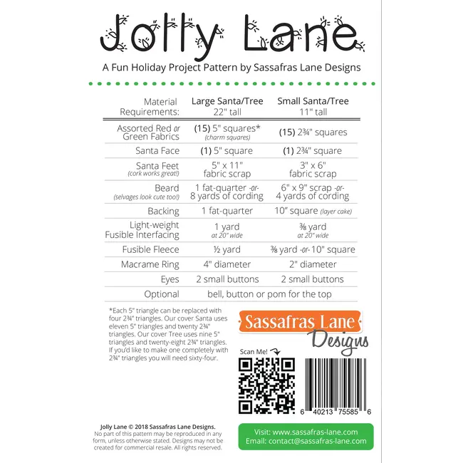 Jolly Lane Pattern with Hardware