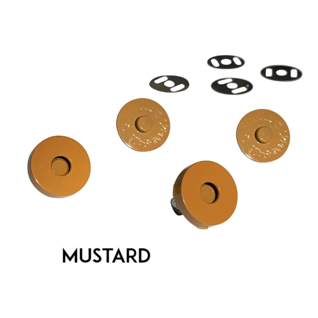 Magnetic Snaps - Mustard