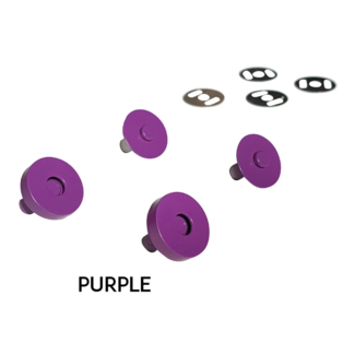 Sassafras Lane Magnetic Snaps - Purple