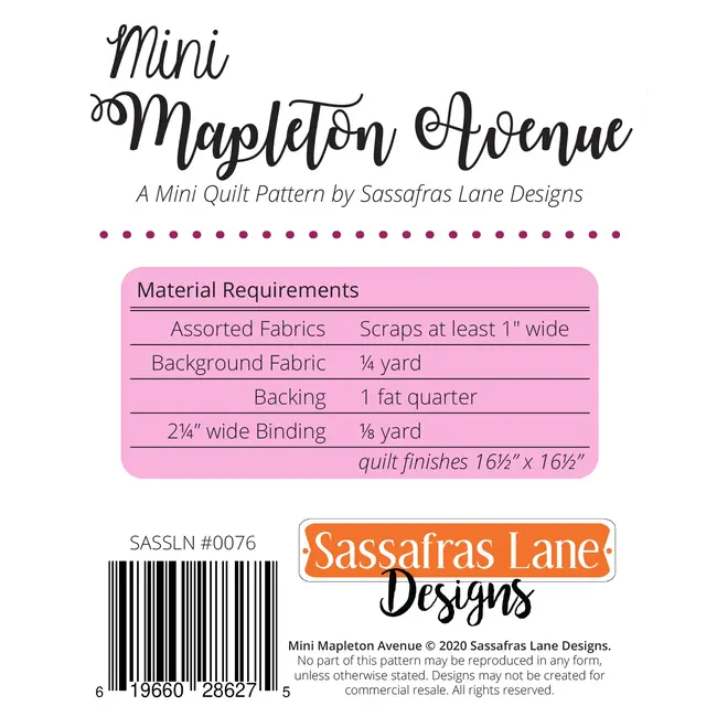 Mini Mapleton Avenue