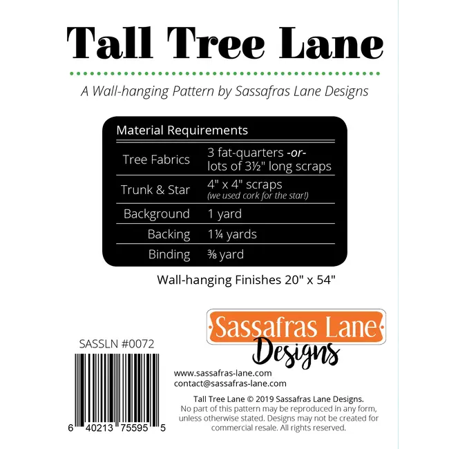 Tall Tree Lane Pattern