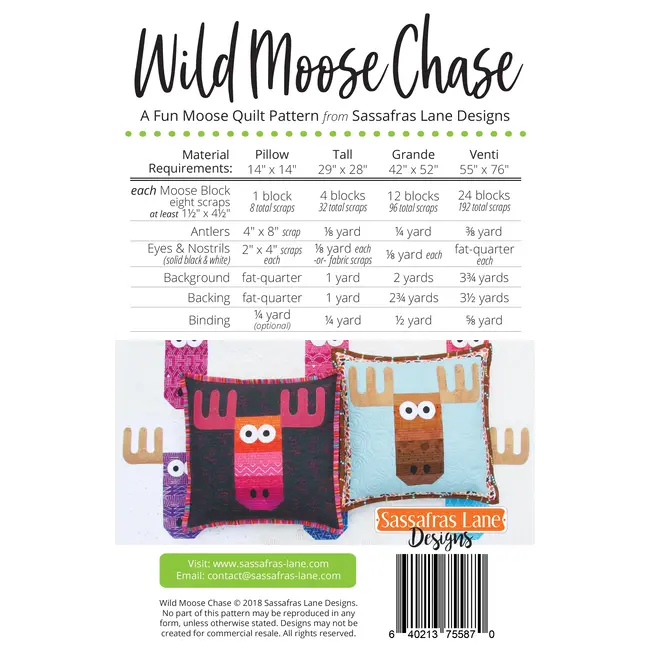 Wild Moose Chase Pattern